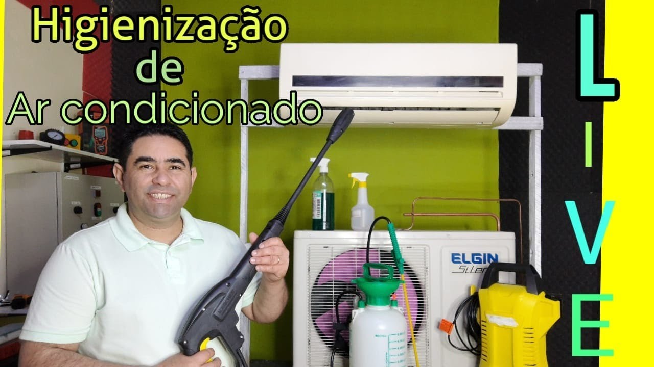 🔴 Ao vivo Higienização de ar condicionado | Preço | Produtos | Técnicas | Maquinas de alta pressão