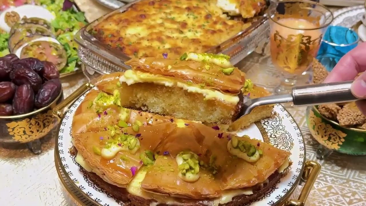 فطور خامس رمضان🌙جبتلك كلشي حتى العشاء و السحور مائدة كاملة من المملحات شوربة فطائر😋عصير تحلية خطيرة