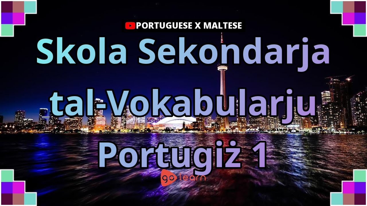 Skola Sekondarja tal-Vokabularju Portugiż 1 | Golearn