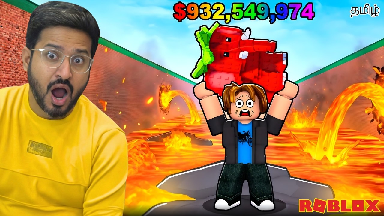 Roblox Survive Lava For Brainrots Fun Gameplay in Tamil | Earth Gamer