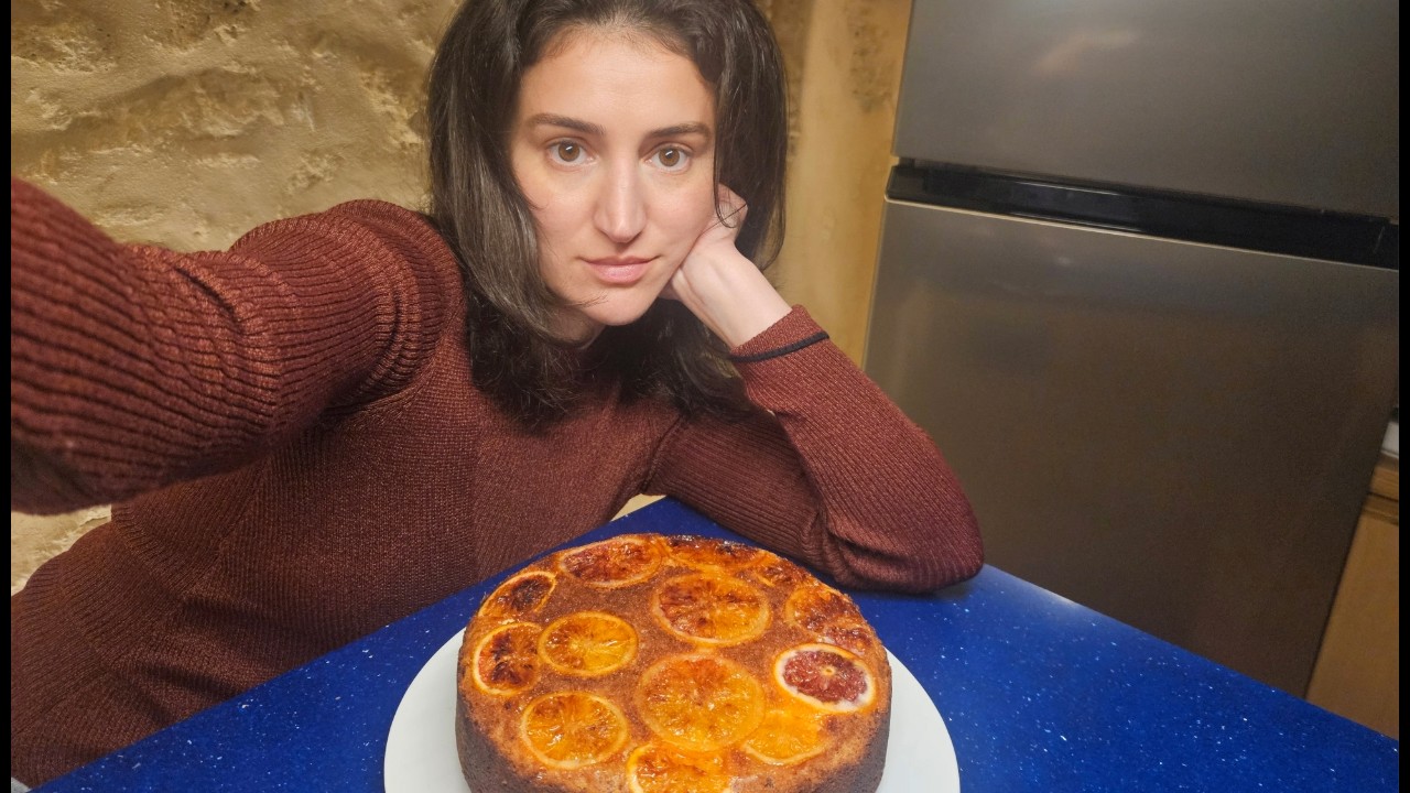 Blood orange upside down cake :)