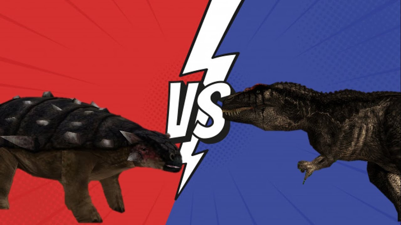 Ankylosaurus VS Carcharadontosaurus JPOG Battles #4