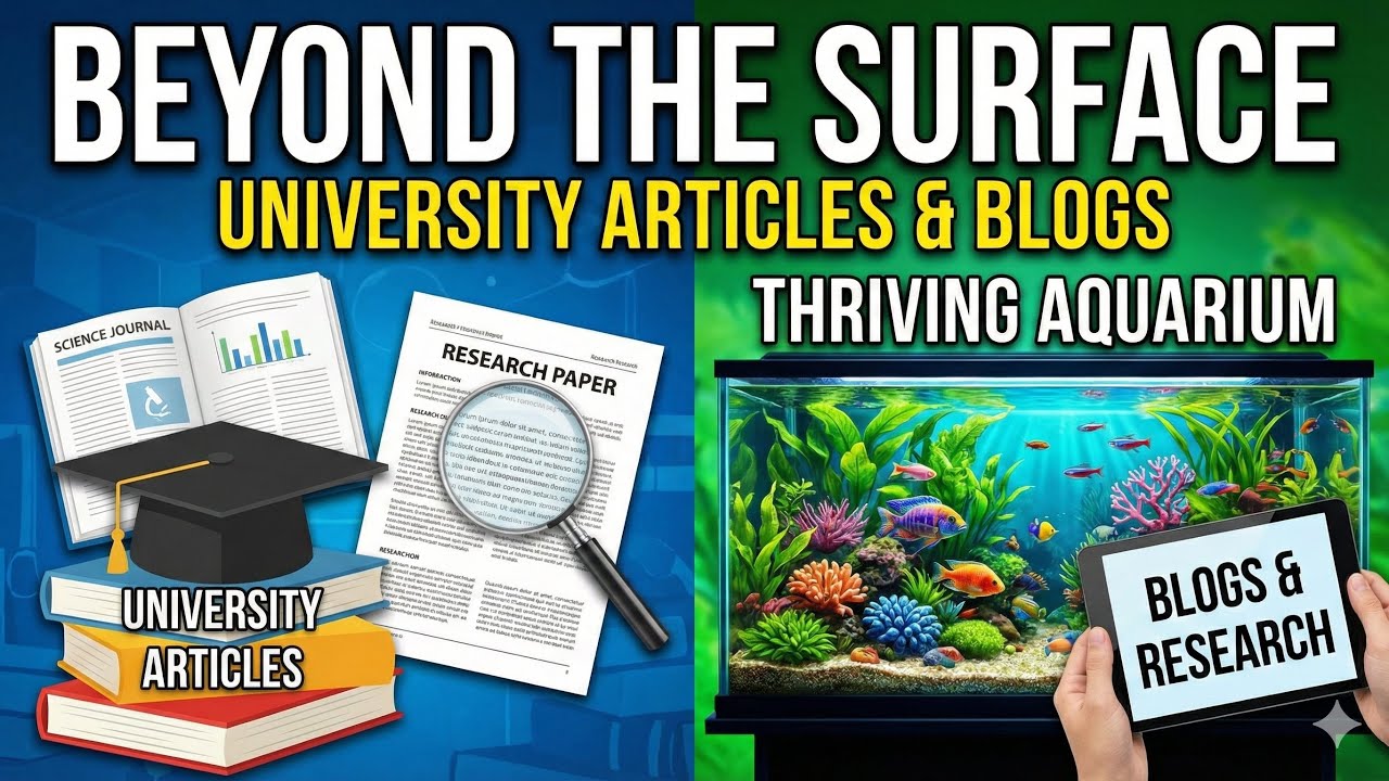 Beyond the Surface: University Articles & Blogs for Your Thriving Aquarium
