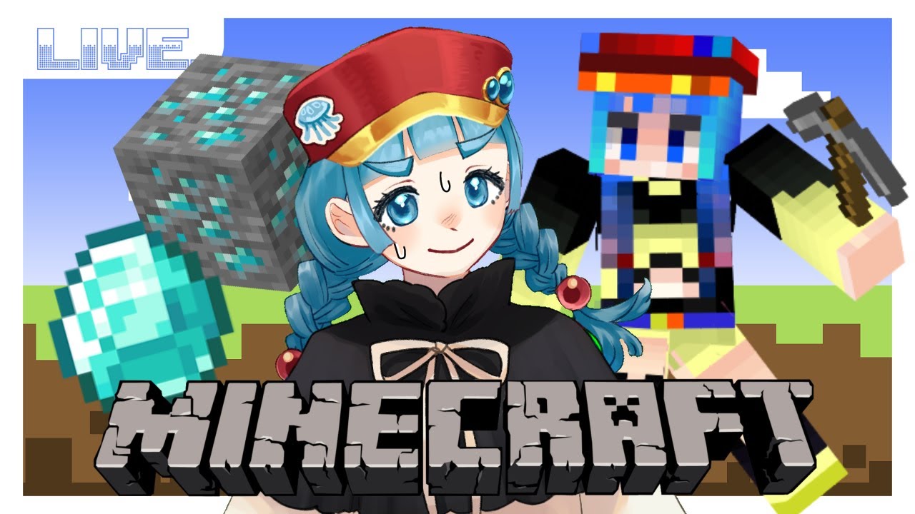 【Minecraft】patatita crece mucho!ジャガイモ畑作る！