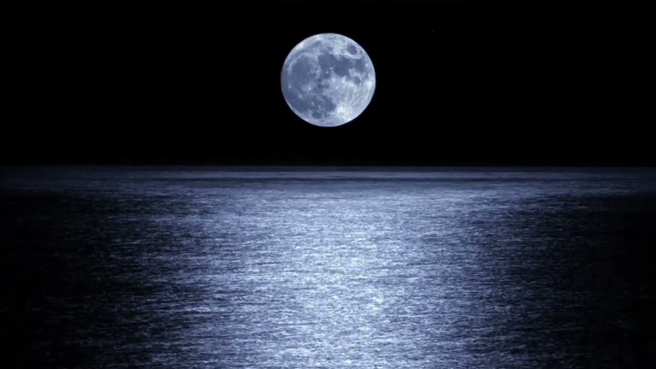 Full Moon & Ocean Waves 🌕🌊 Deep Sleep Music | Fall Asleep Fast with Night Ocean Ambience