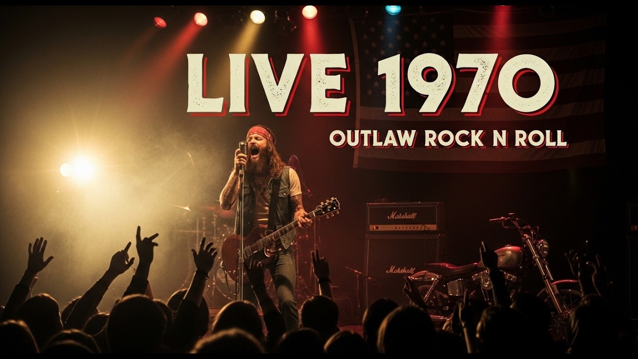 OUTLAW ROCK N ROLL – LIVE 1970 🔥 Legendary American Freedom Concert
