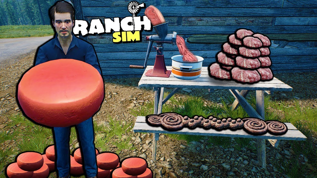 FABRIQUEI QUEIJO e SALSICHA na NOVA ATUALIZAÇÃO do Ranch Simulator!