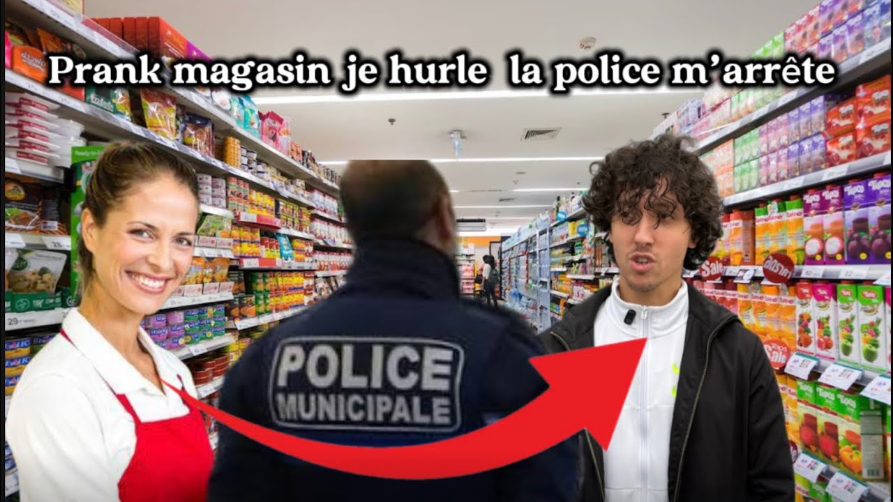 Prank : CRIER DANS UN MAGASIN LA POLICE M’ARRÊTE 
