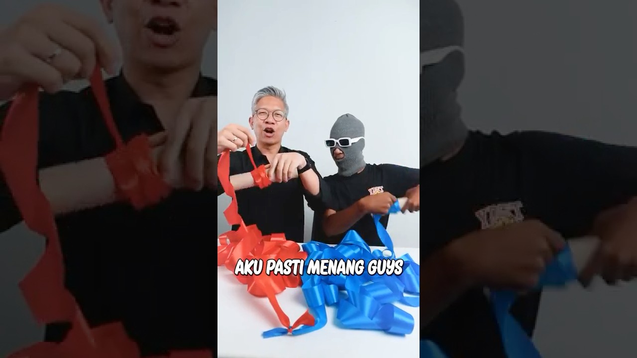SIAPA BISA GULUNG PITA PALING CEPAT LAWAN MISTER BANDIT??!!