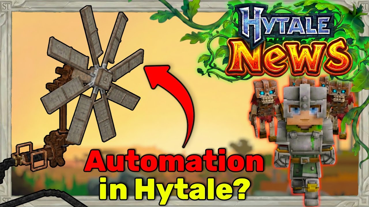 UPDATE 3 IS COMING! 🤯 Hytale is getting MACHINES & GEARS?! (+ Update 2) Hytale News