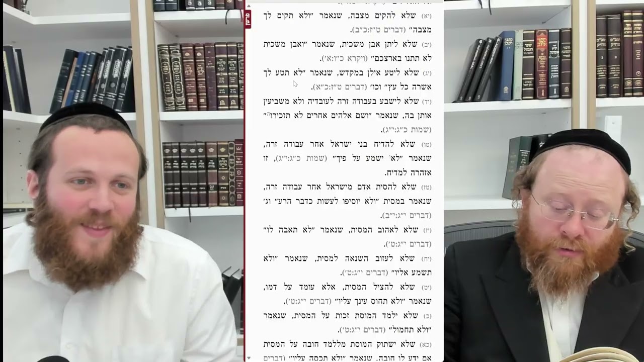 מצוות לא תעשה א - קכב
