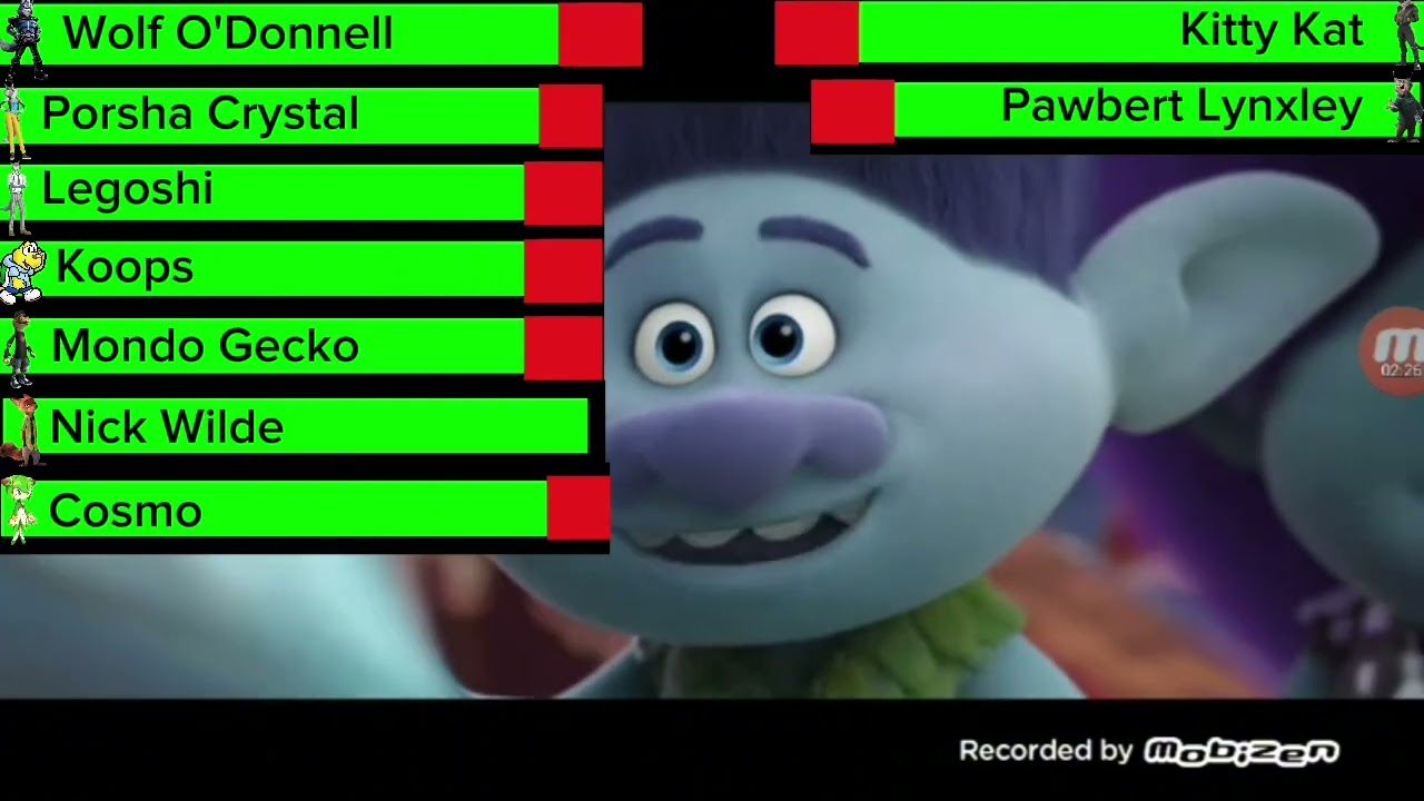 3 Wolves & Legoshi's Team Vs Kitty Kat (The Bad Guys 2) & Pawbert Lynxley with Healthbars (2/2)