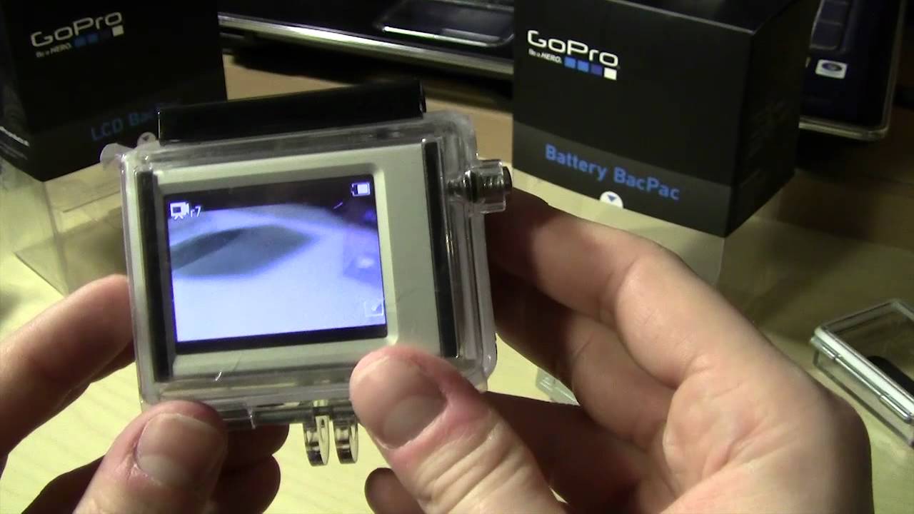 Go Pro Hero HD 2 accessories and useful tips (LCD, Battery, and SD card)