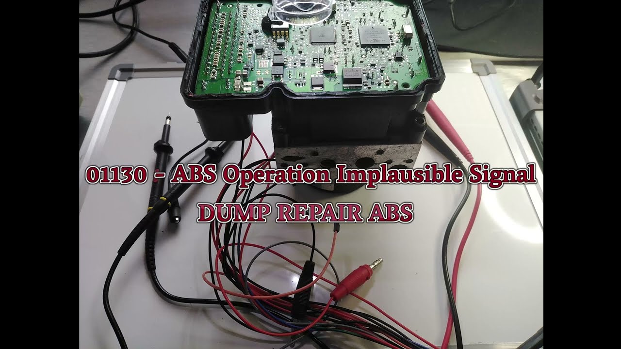 01130 Abs operation implausible signal (Read carefully the description below -VICENTE GARAGE)