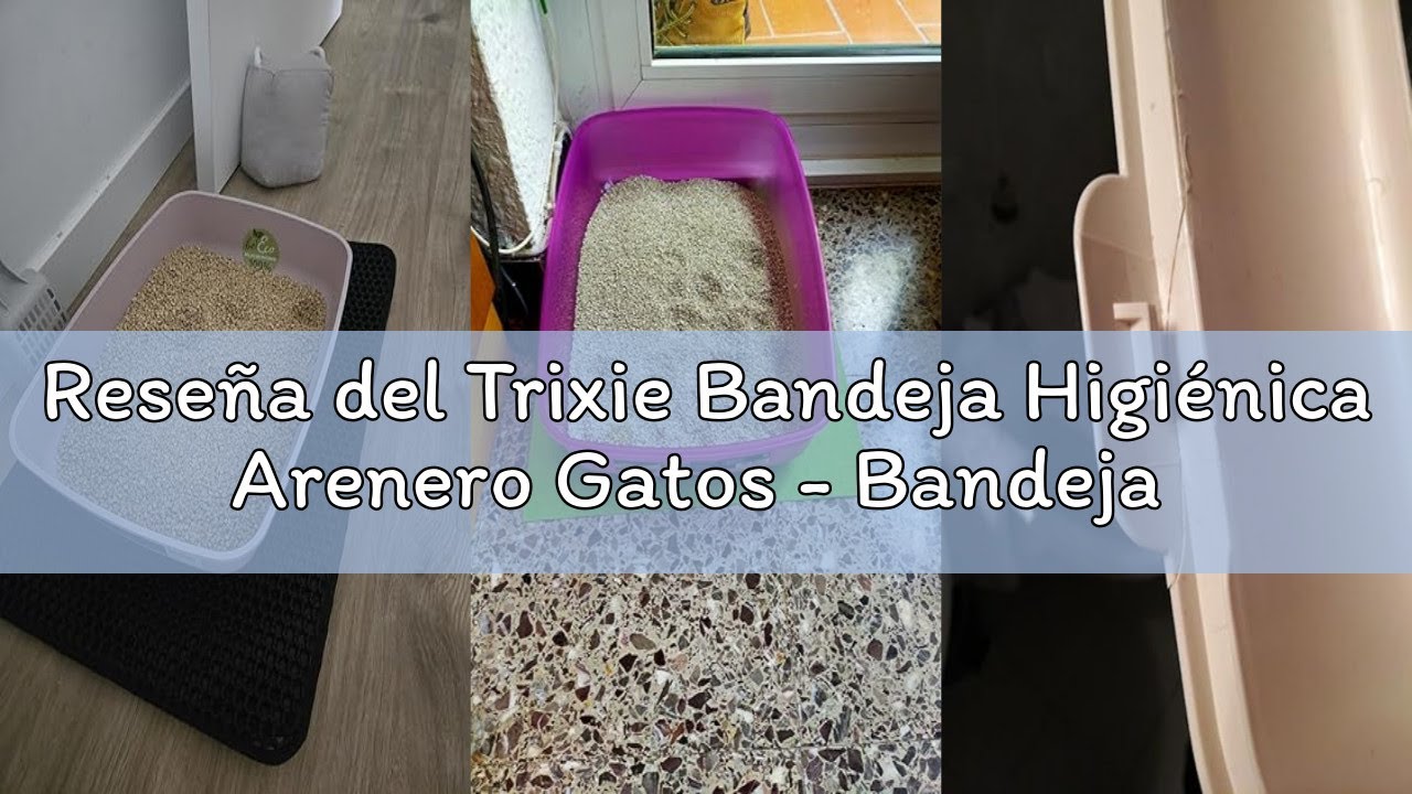 Reseña del Trixie Bandeja Higiénica Arenero Gatos - Bandeja Sanitaria Gatera Arenero Caja De Arena c