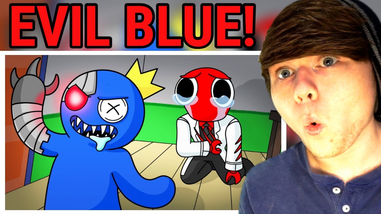 BLUE's DARK SECRET... (Cartoon Animation) @GameToonsOfficial REACTION!