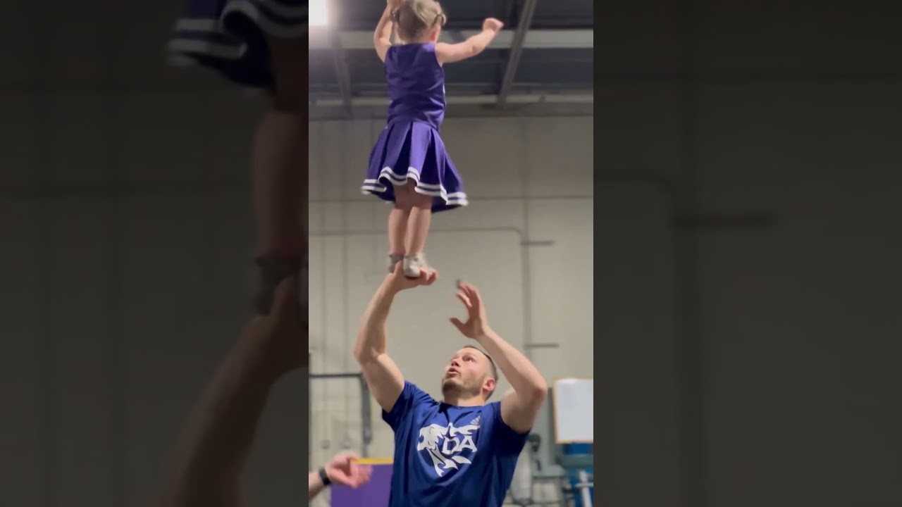 Soy Sauce doing double ups! #partnerstunts #fyp #shorts #cheerleading #cheer #tumbling #short #baby