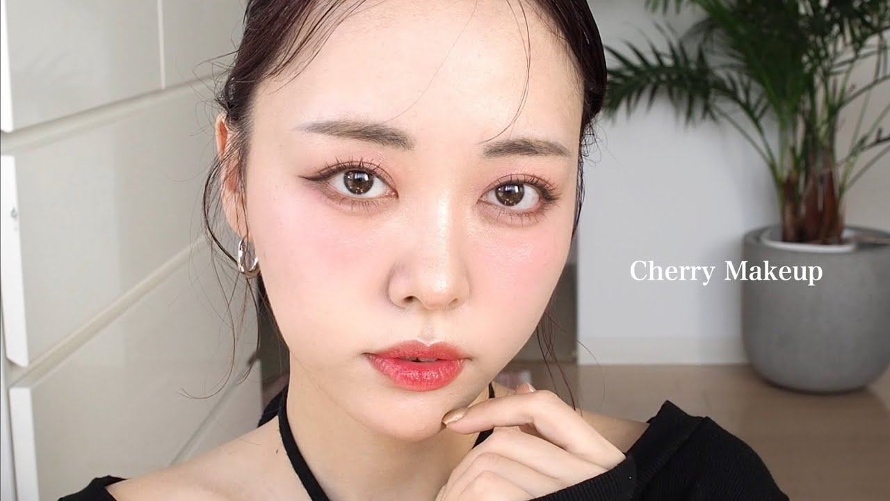 【垢抜けたい】今年最初は1番盛りたい全力チェリーメイク🍒