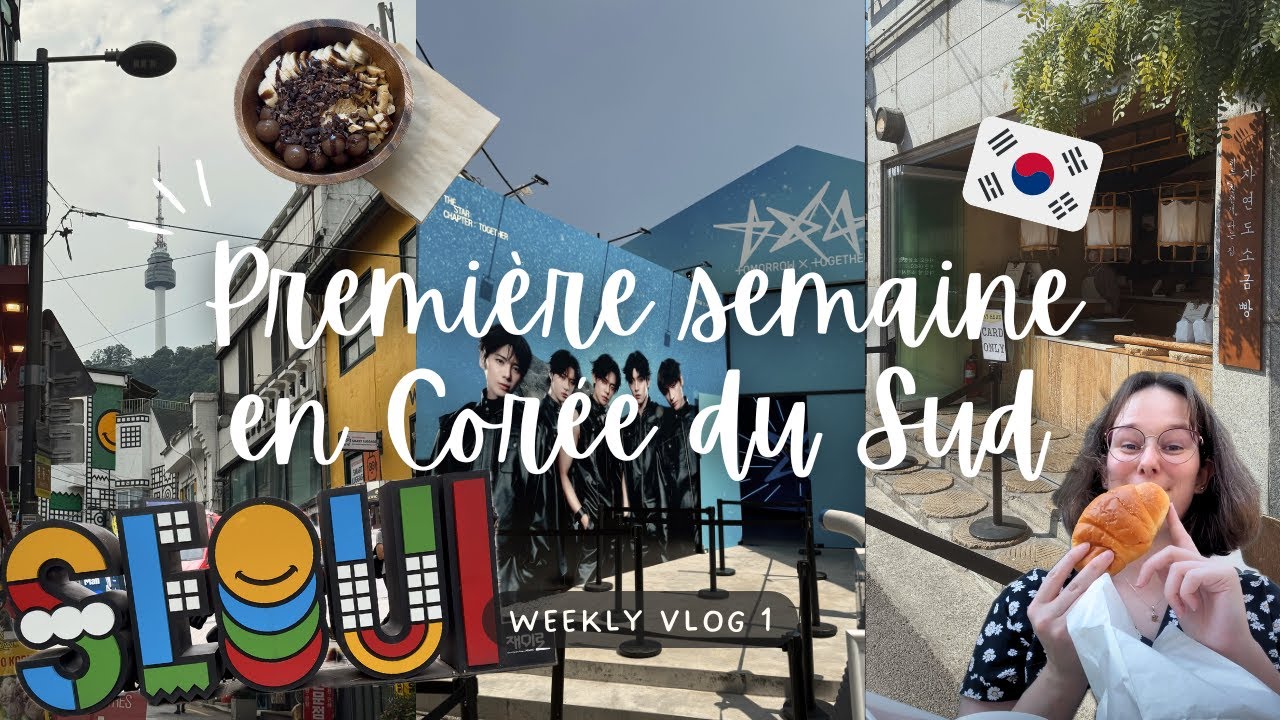 première semaine, namsan tower, pop up store, kpop, shopping ✩ vlog week 1 pvt corée du sud