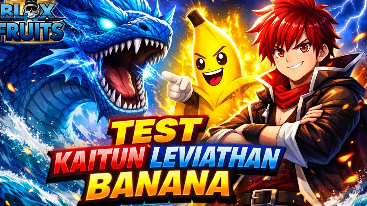 Blox Fruits Script | Kaitun Leviathan (Banana Cat Hub) - Showcase