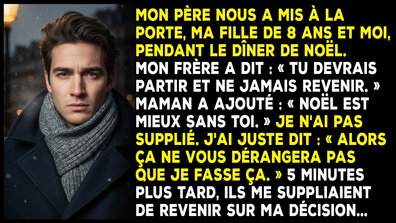 « Pars et ne reviens jamais » — ils ont chassé ma fille et moi à Noël.