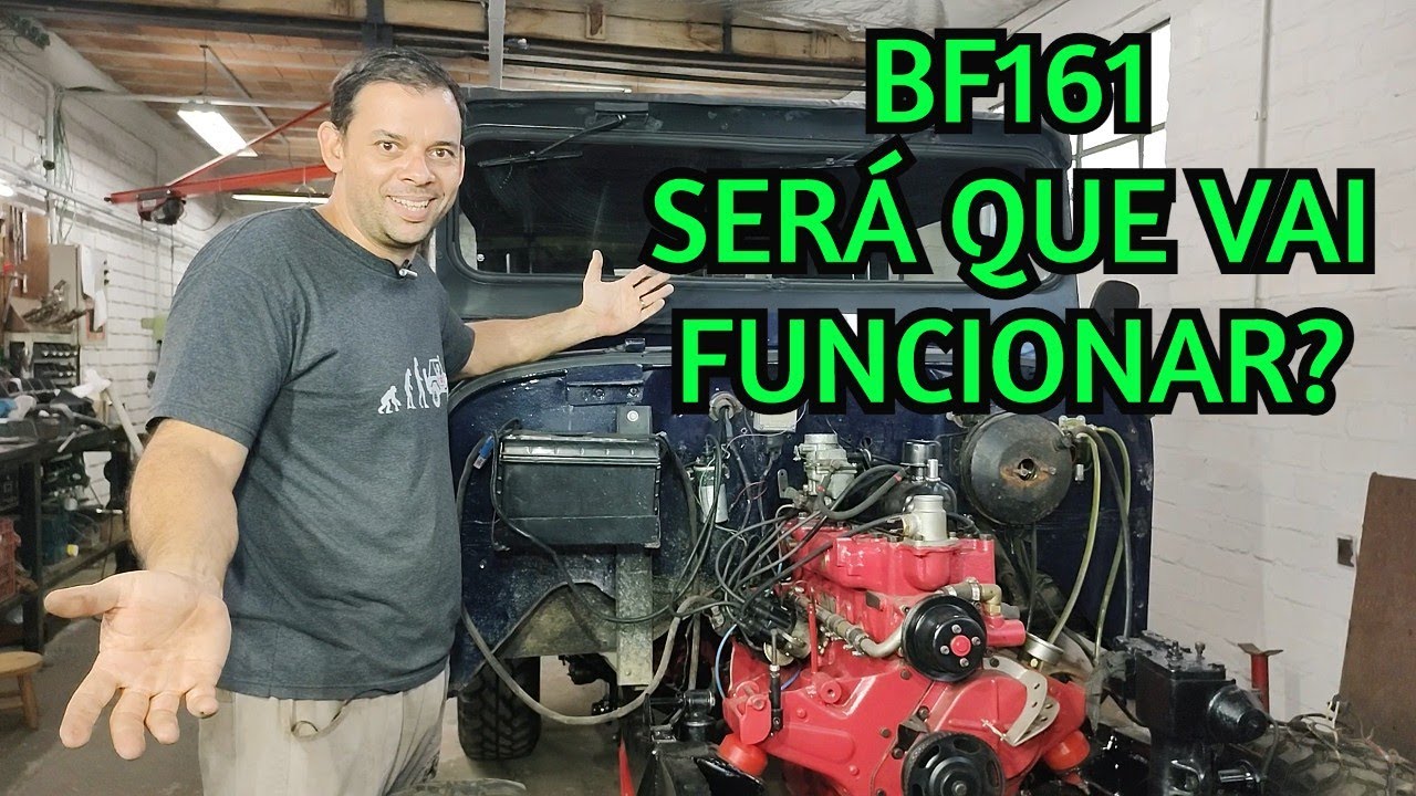 FAZENDO O MOTOR BF161 FUNCIONAR - JEEP WILLYS - EP. 108