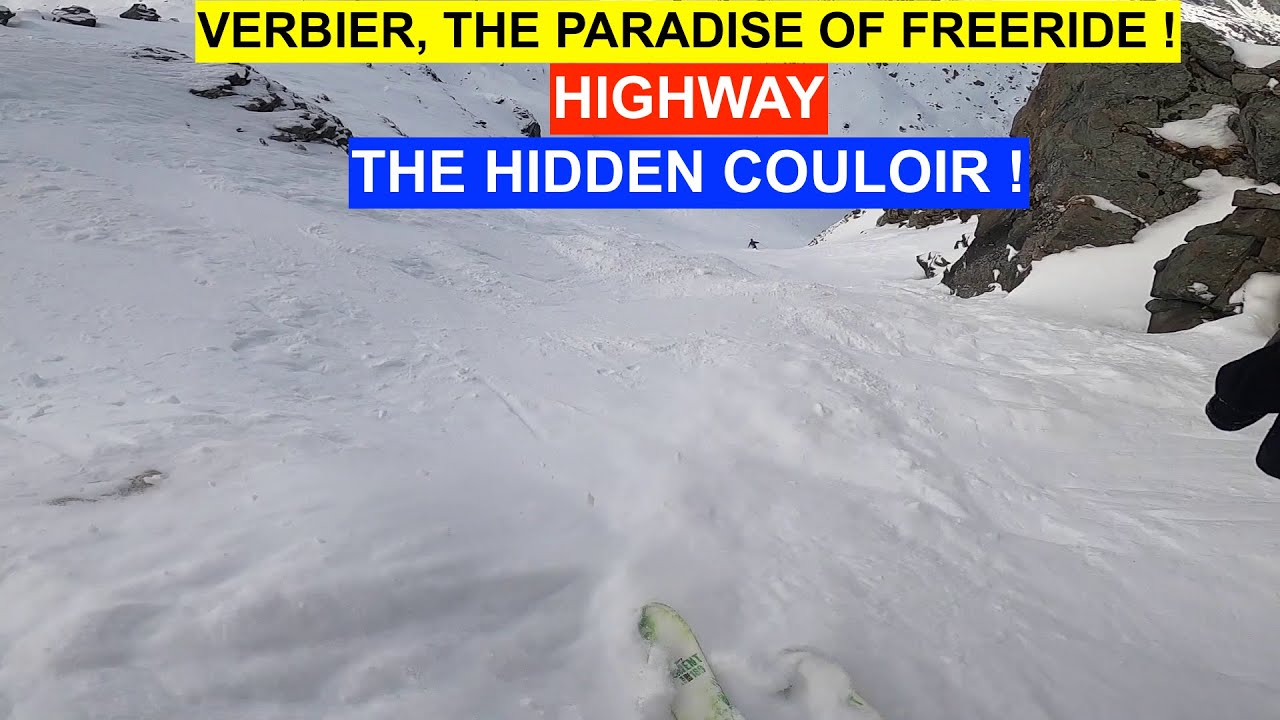 Verbier - Highway - The hidden couloir !