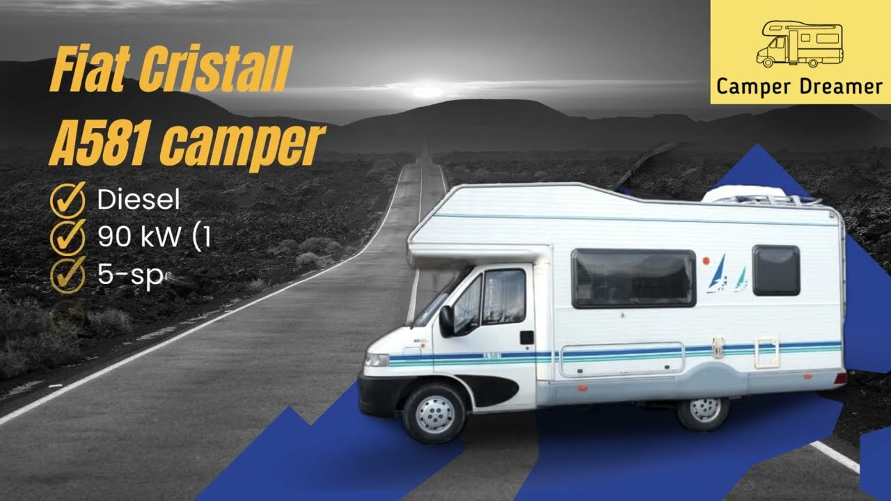 Fiat Cristall A581 camper: Inside and outside tour