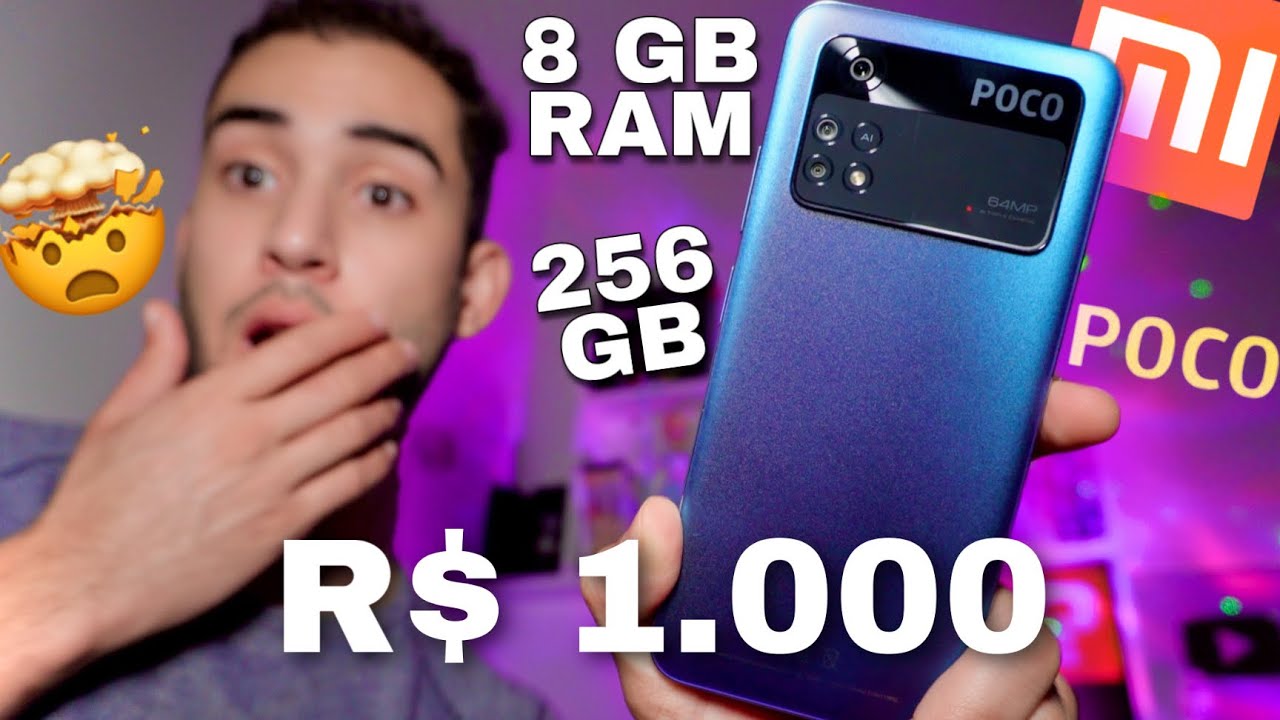 MELHOR celular XIAOMI Custo-Benefício de 2022!  Poco M4 Pro 4G