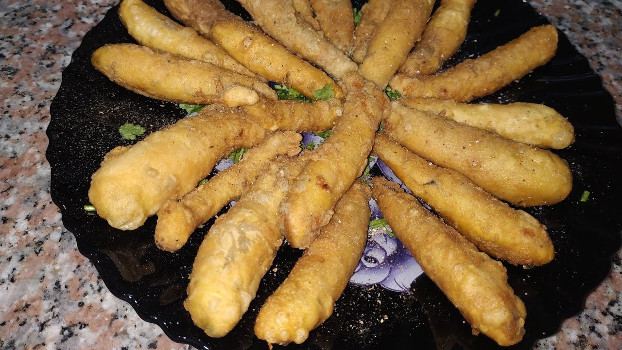 اسهل واسرع طريقه البطارخ المقليه مع صدفه جاد