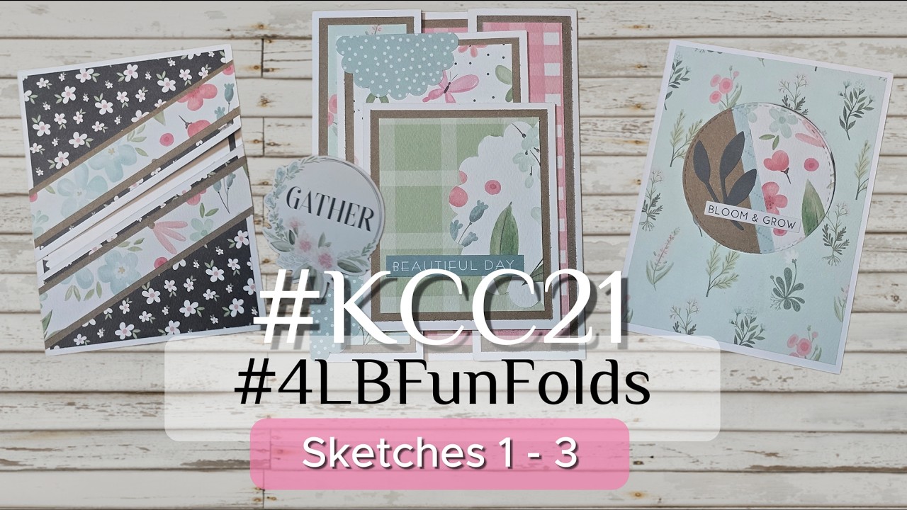 💛Kendra’s Card Challenge 21 Meets Fun Folds! | Circle Flip, Gatefold Slider & Interlocking Gate