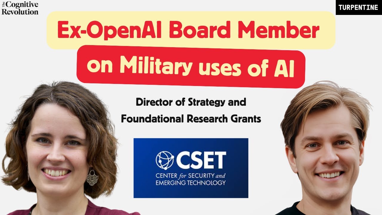 Helen Toner: OpenAI Reflections, Adaptation Buffers, and AI in Warfare
