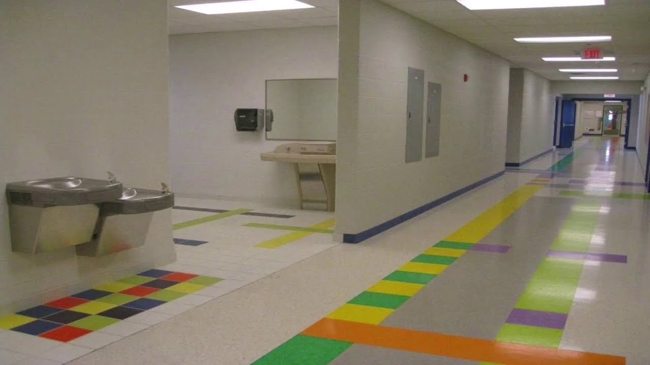 strangely familiar and unnerving pictures with unsettling music (liminal space)