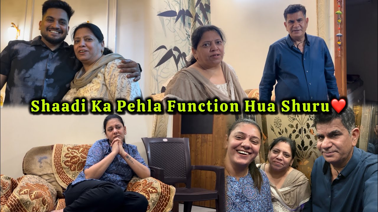 Shaadi Ka Pehla Function Hua Shuru❤️ @Manipriyavlogs 
