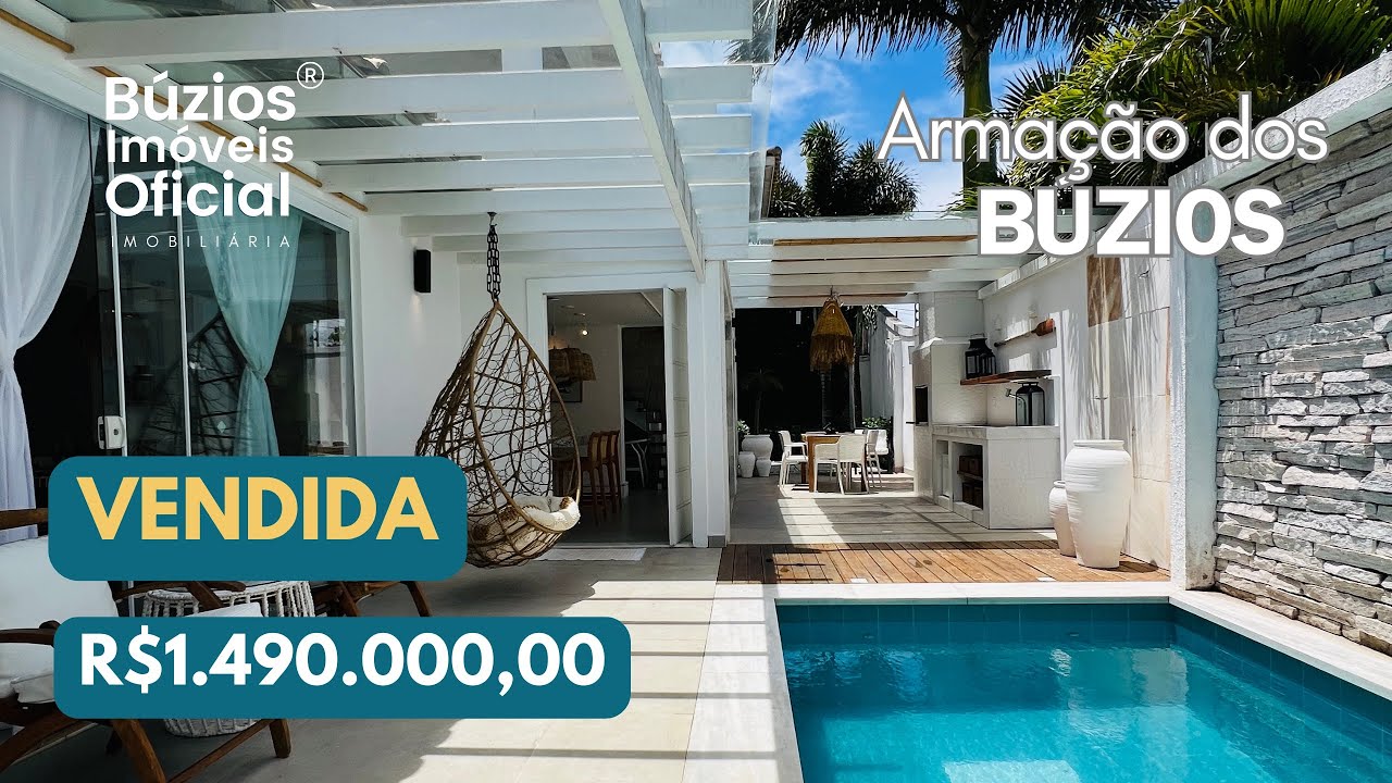 CASA FANTÁSTICA À VENDA EM BÚZIOS 