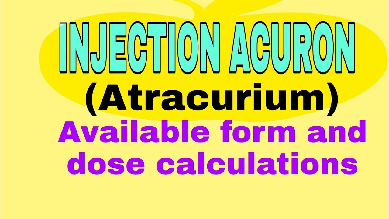 #acuran #available #form and #dose #calculation