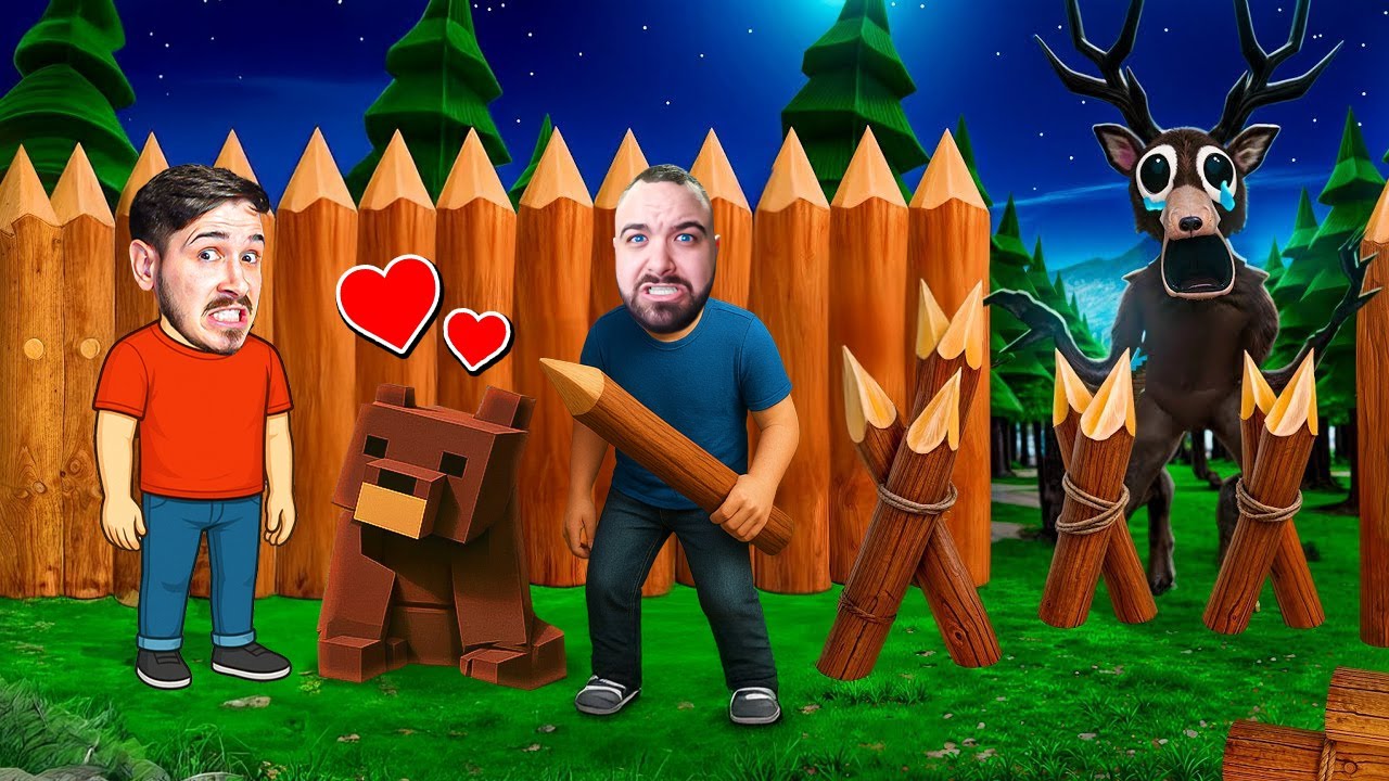 OVAKVU BAZU JOŠ NIKO NIJE NAPRAVIO U 99 NOĆI U ŠUMI !!!