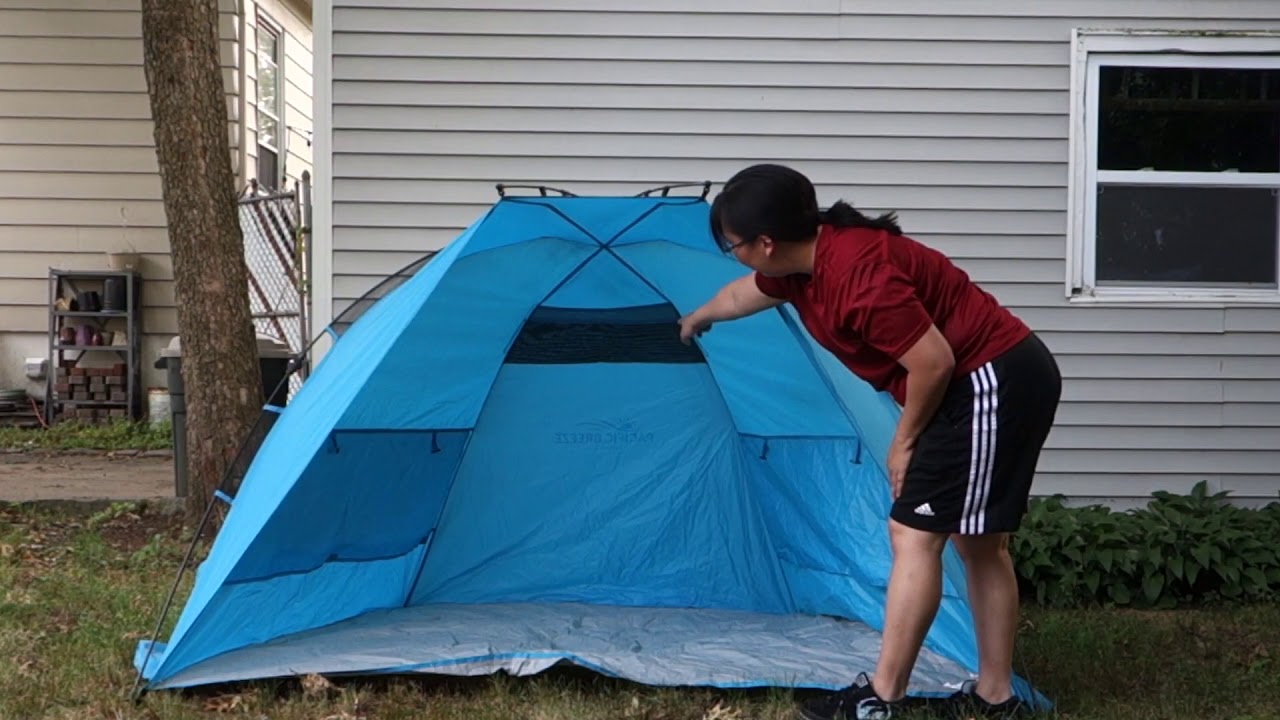 Best Beach Tent | Pacific Breeze Easy Up Beach Tent