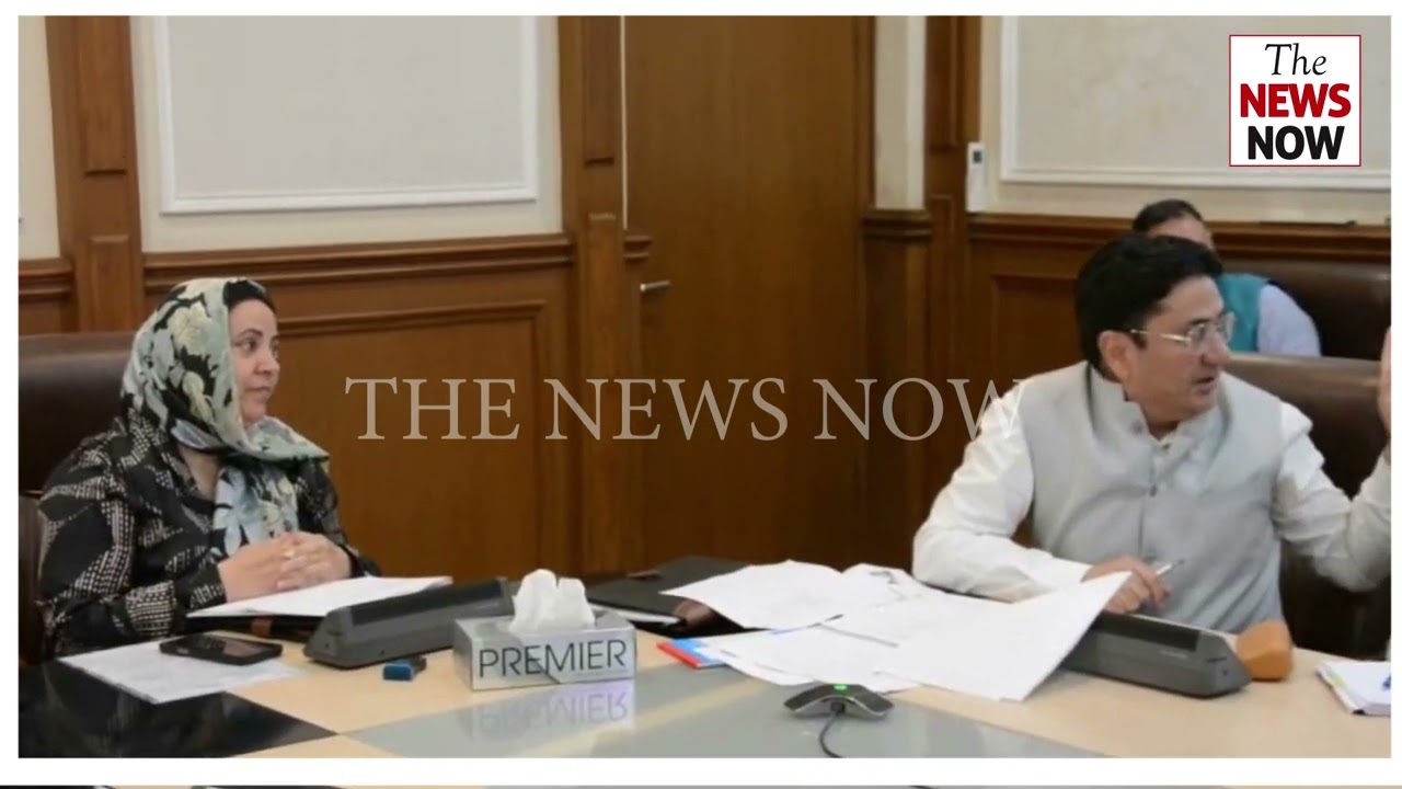 Health Minister chairs meeting to review functioning of J & K Medical Supplies Corporation Limited.
