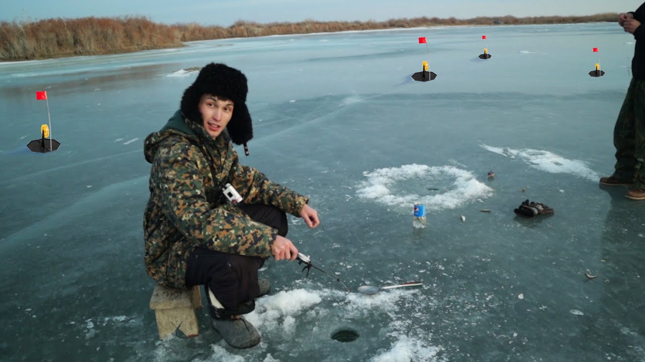 Жаңа жылда қысқы балық аулау!!! МҰЗ ЖАРЫЛЫП КЕТТІ !!! Зимняя рыбалка в Казахстане #балықаулау