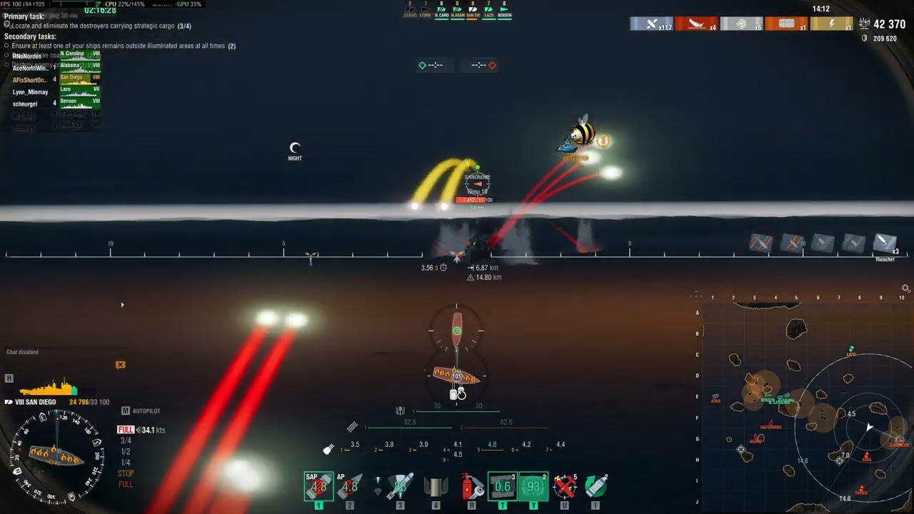 World of Warships: Epic Solo Carry in 
