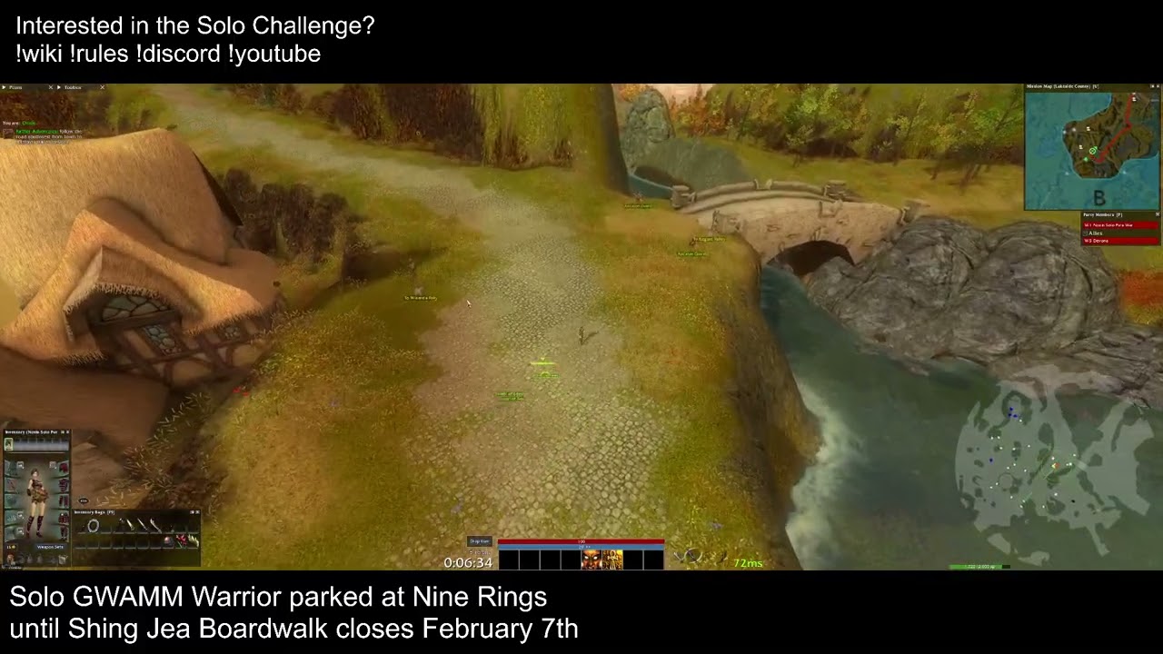 PURE Warrior Solo Challenge - Guild Wars