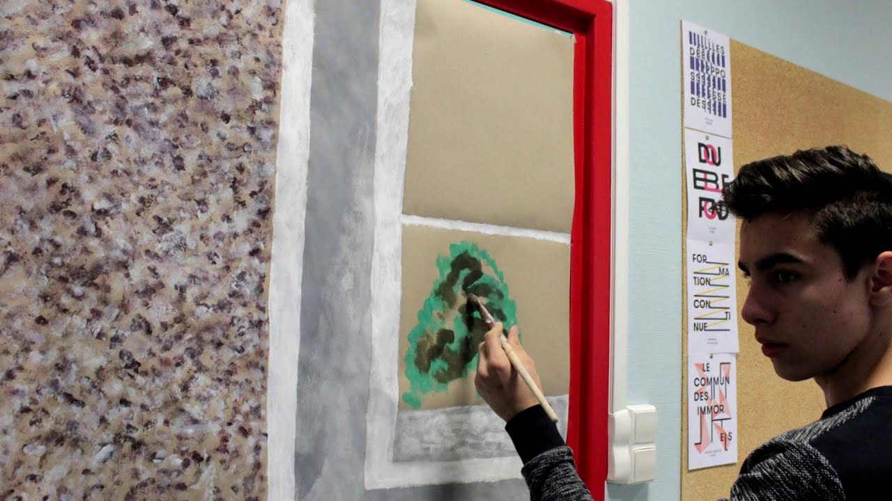 Timelapse - Trompe l'œil d'une porte