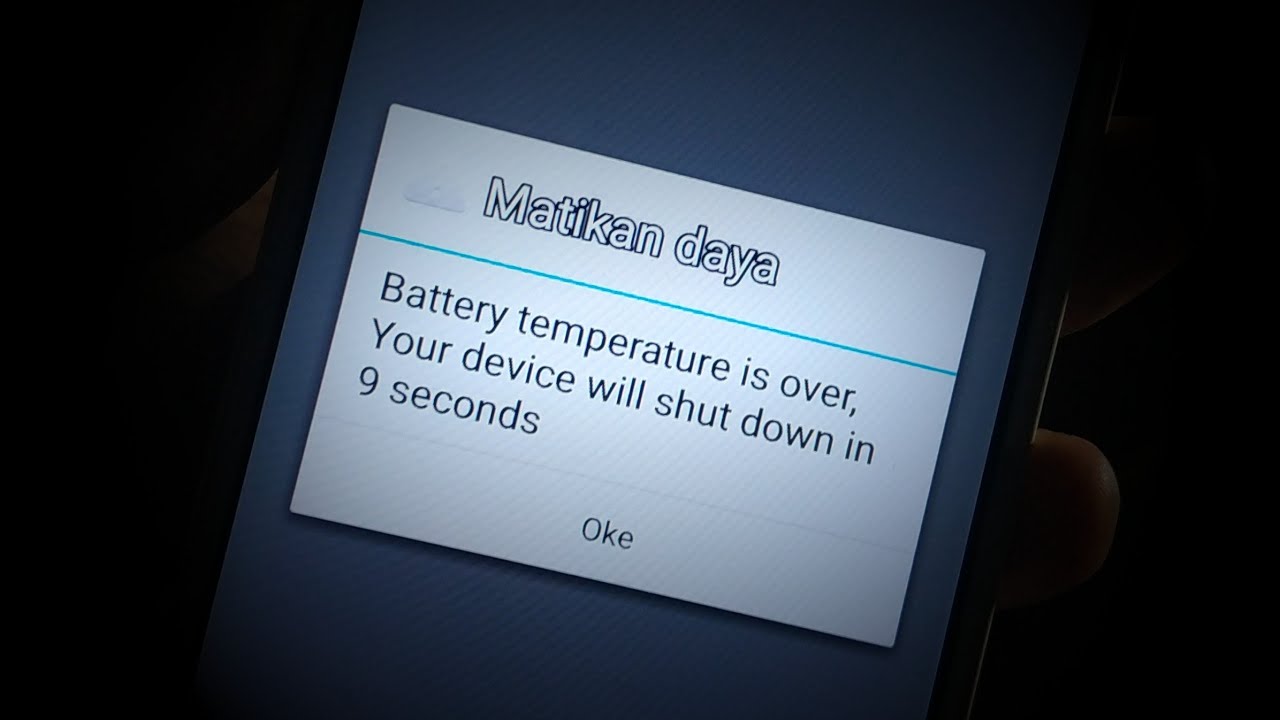 Xiaomi redmi 4a battery temperature is over, your device will shut down