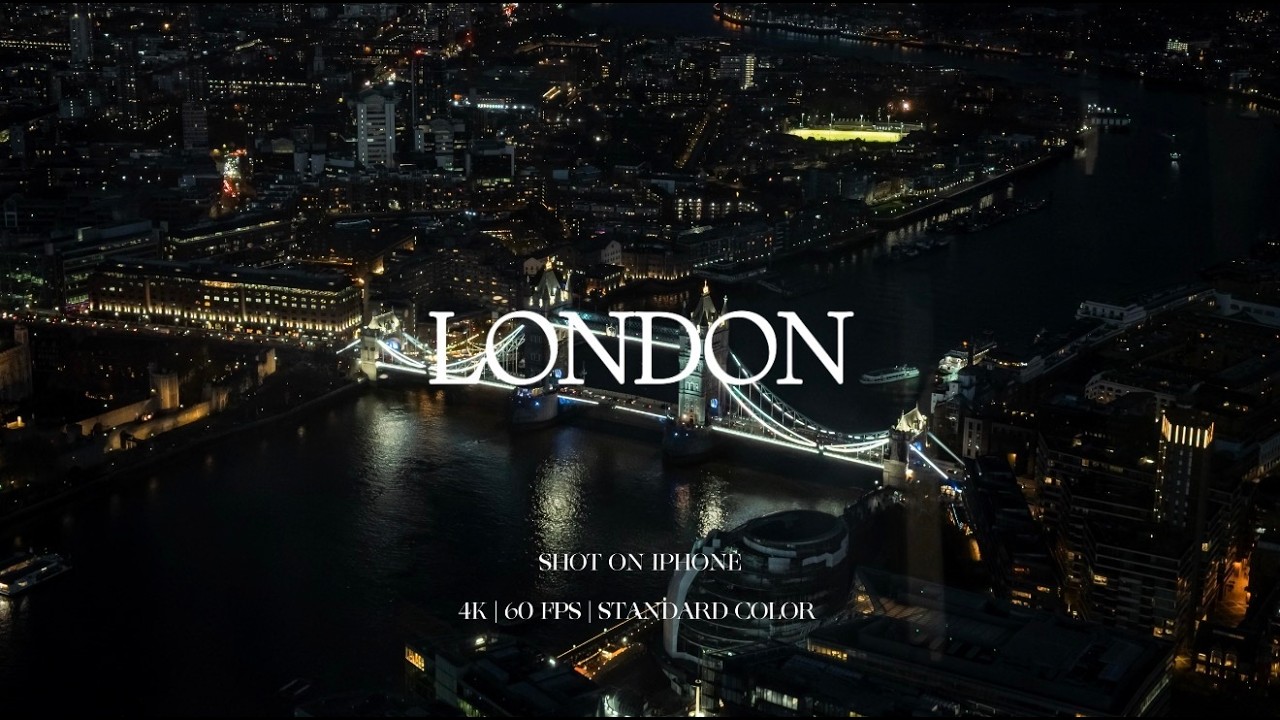 LONDON | SHOT ON IPHONE | 4K | 60 FPS | STANDARD COLOR