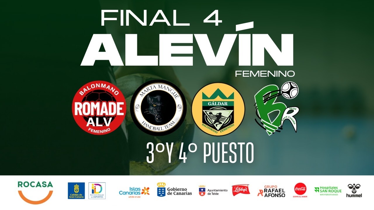🤾🏻‍♀️ Final 4 Alevin Femenina | Tercer y Cuarto Puesto