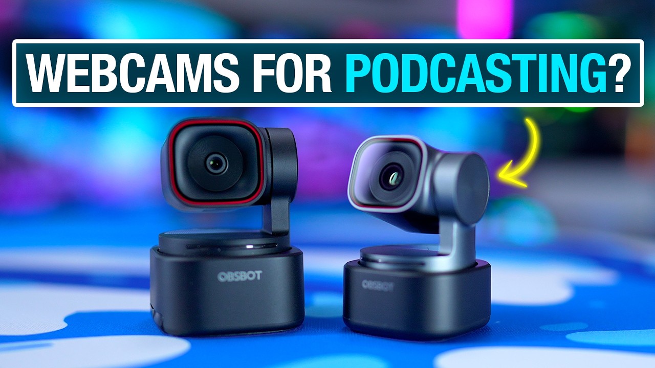 Podcasting & Streaming with the OBSBOT Tiny 3 PTZ 4K Webcam