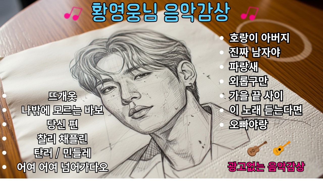 황영웅 노래만 들으면 눈물이.. 장모님 위해 정성껏 담았습니다 (전곡 반복) #건강한중년 #60대  #황영웅 #황영웅노래모음 #파라다이스 #장모님
