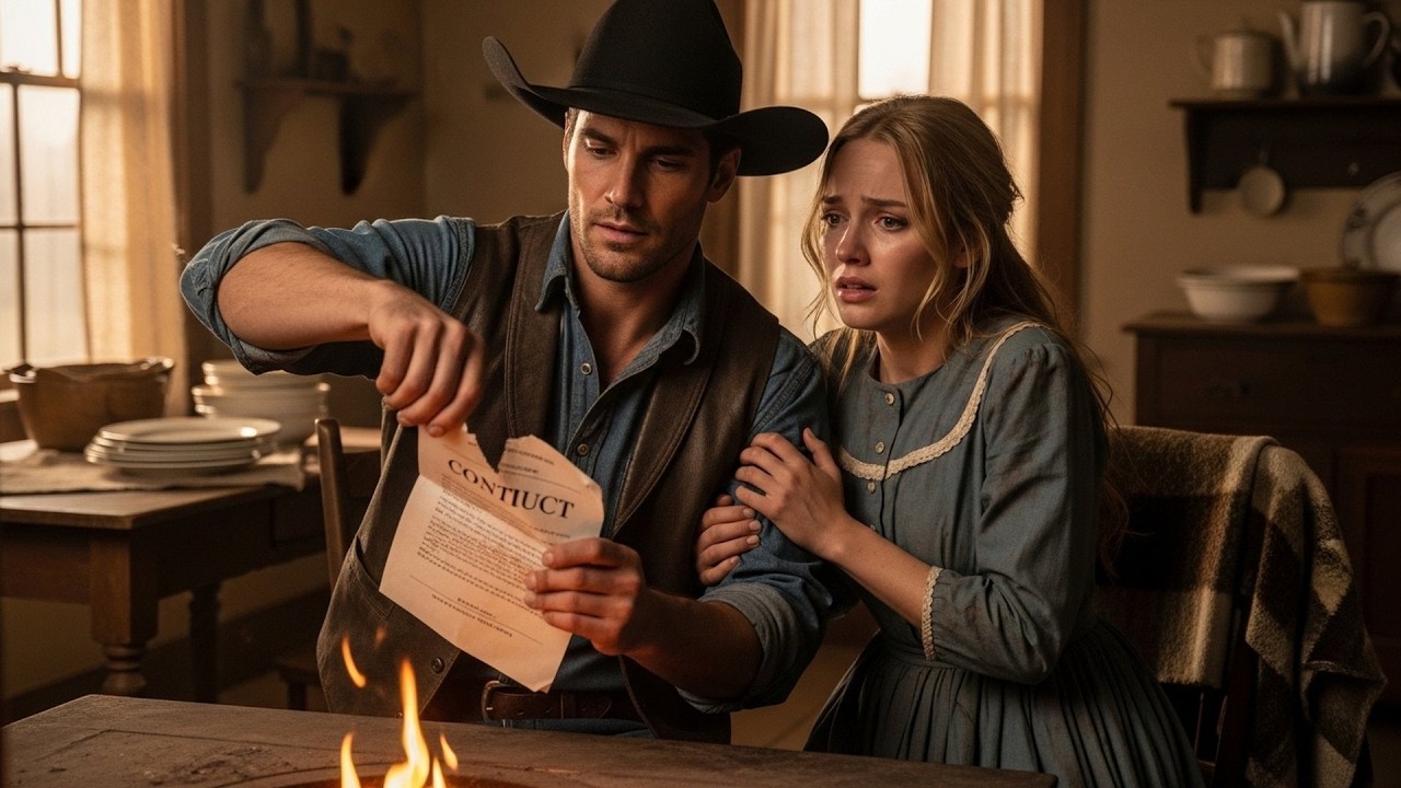 She Was Sold to Settle a Gambling Debt, The Cowboy Won Her and Tore Up the Contract