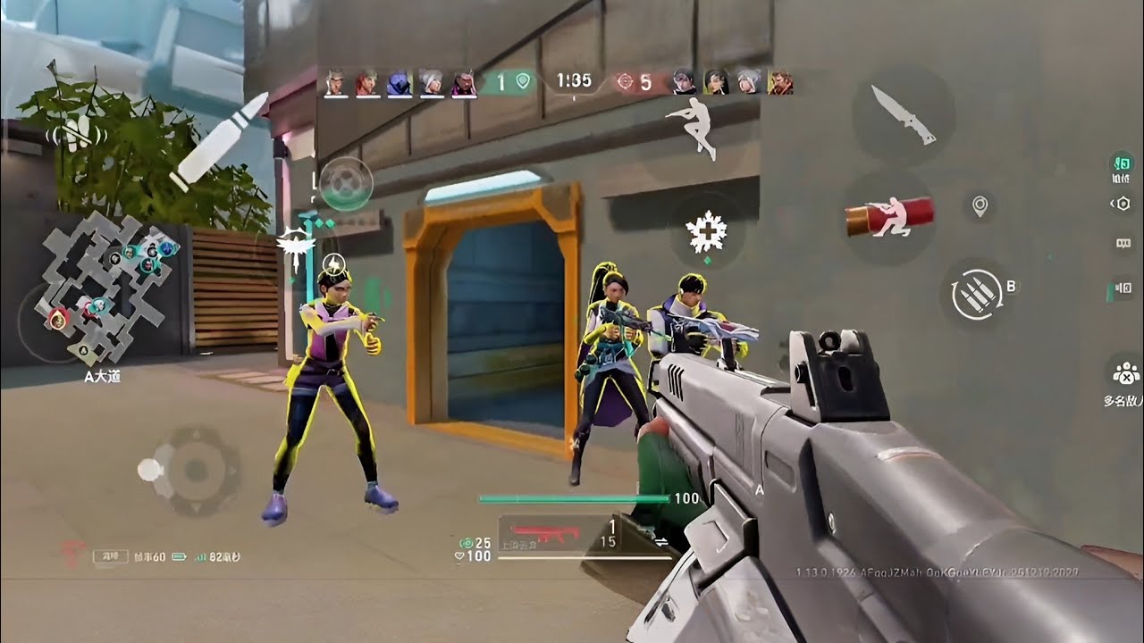 Valorant Mobile Best 60 FPS Clutch Compilations 